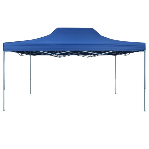 Carpa de fiesta plegable profesional acero azul 3x4 m M 2