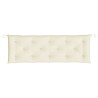 Cojín para banco de jardín tela Oxford crema 150x50x7 cm 4