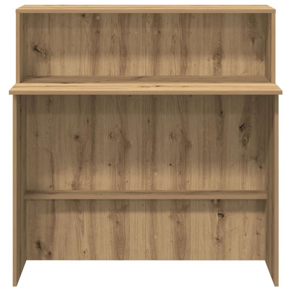 Mostrador de recepción roble artisian 100x50x103.5 cm M 5