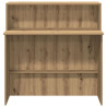 Mostrador de recepción roble artisian 100x50x103.5 cm 5