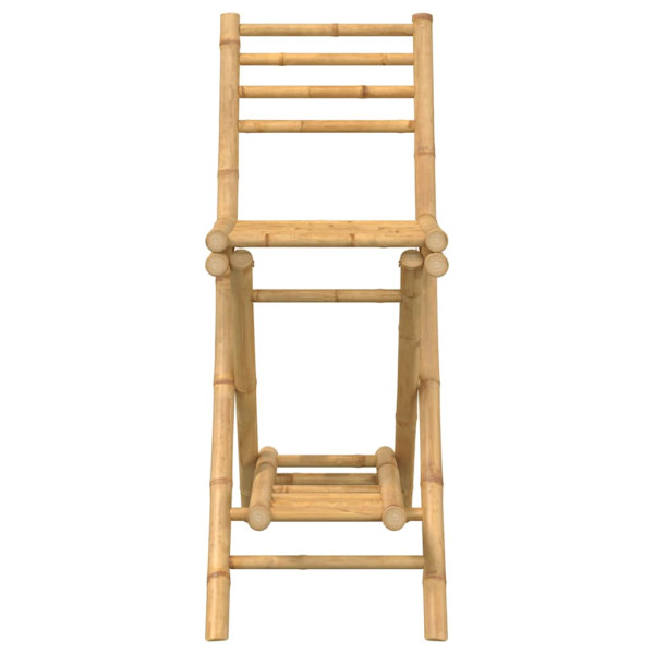 Banquetas de Bar Externas c/ Apoio para Pés 2pçs Dobráveis M 2