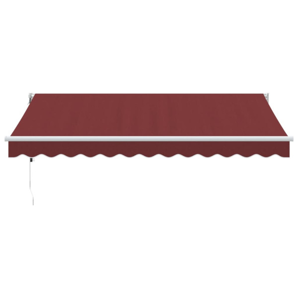 Toldo retráctil automático burdeos 350x250 cm M 3