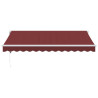 Toldo retráctil automático burdeos 350x250 cm 3