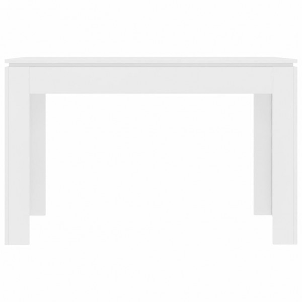 Mesa de jantar 120x60x76 cm contraplacado branco M 4