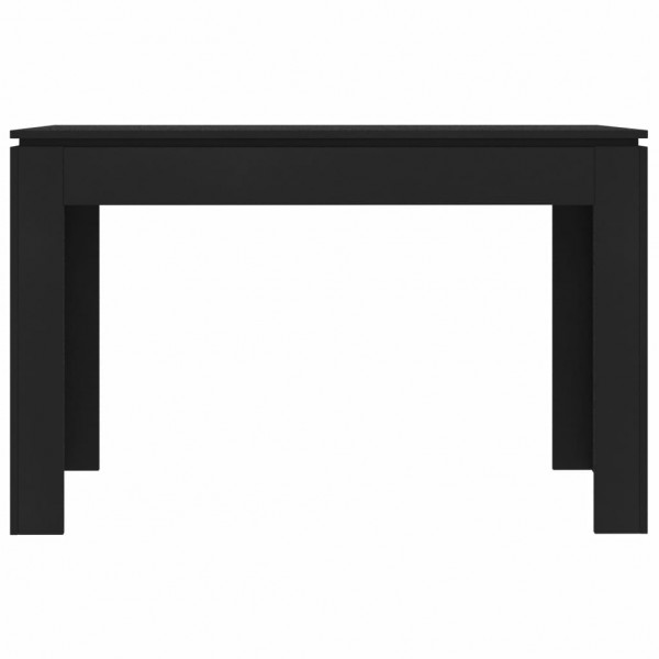 Mesa de jantar 120x60x76 cm contraplacado preto M 4