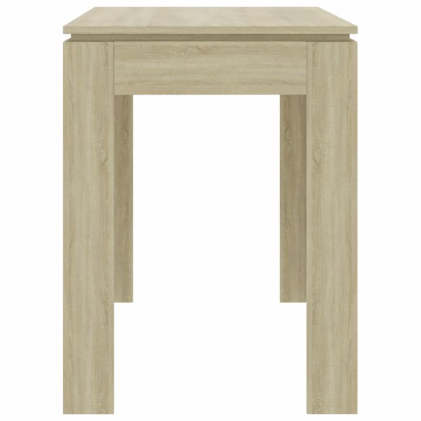 Mesa de comedor madera contrachapada roble Sonoma 120x60x76cm M 5