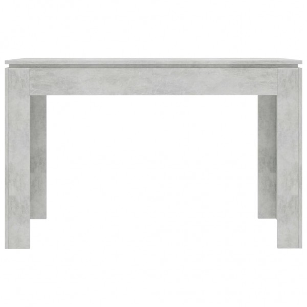 Mesa de jantar 120x60x76 cm contraplacado cinzento cimento M 4