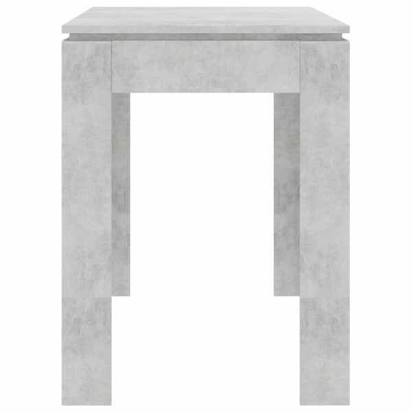 Mesa de jantar 120x60x76 cm contraplacado cinzento cimento M 5