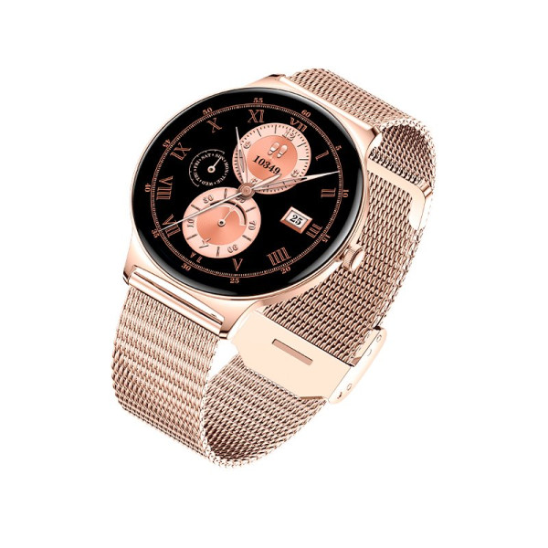 Smartwatch COOL Ultrathin + 2 Correas (Amoled, Llamadas, Ultrafino) Rosa M 4