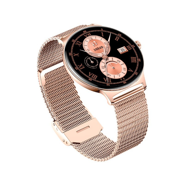 Smartwatch COOL Ultrathin + 2 Correas (Amoled, Llamadas, Ultrafino) Rosa M 5