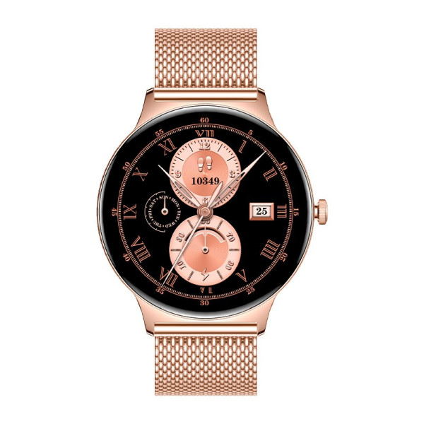 Smartwatch COOL Ultrathin + 2 Correas (Amoled, Llamadas, Ultrafino) Rosa M 10