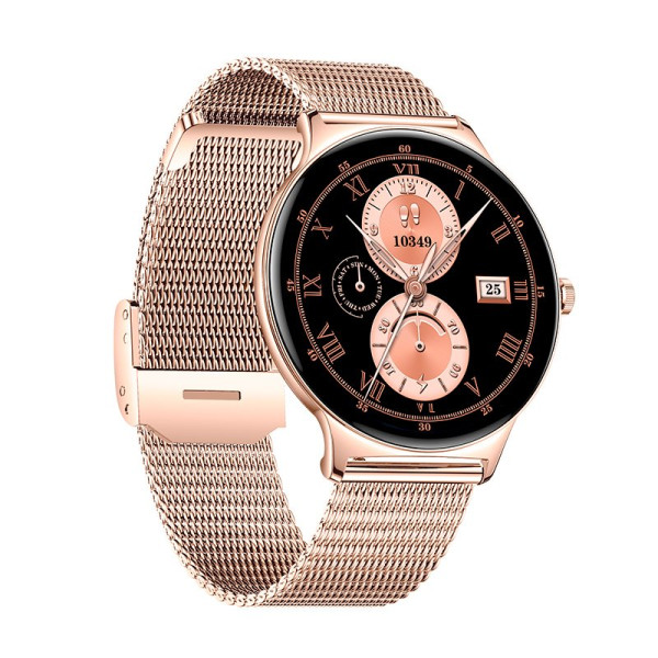 Smartwatch COOL Ultrathin + 2 Correas (Amoled, Llamadas, Ultrafino) Rosa M 12