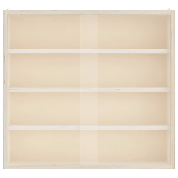 Vitrine de colecionador de madeira com portas 40x8.5x37 cm M 5