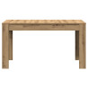 Mesa de comedor madera ingeniería roble artisan 140x74.5x76 cm 5