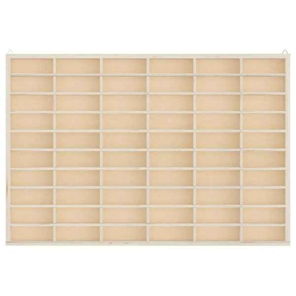 Vitrina de madera para coleccionistas con 60 compartimentos M 4