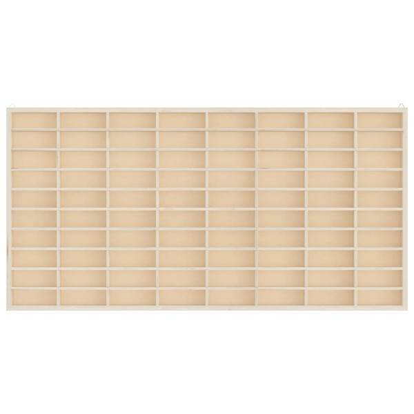 Vitrina de madera para coleccionistas con 80 compartimentos M 4