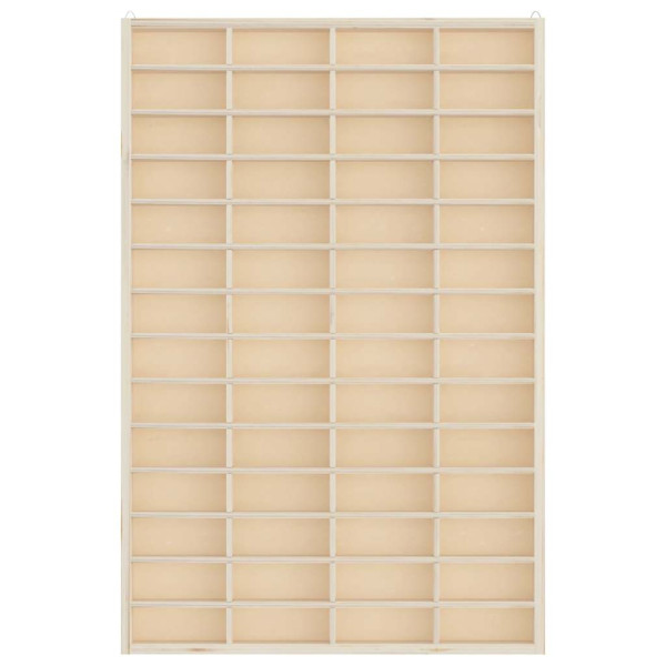 Vitrina de madera para coleccionistas con 56 compartimentos M 4