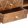 Mueble para TV de madera maciza de mango 85x35x47 cm 5