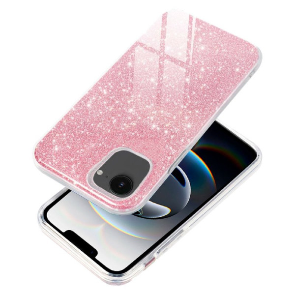 Habitação COOL para iPhone 16e Glitter Rosa M 2