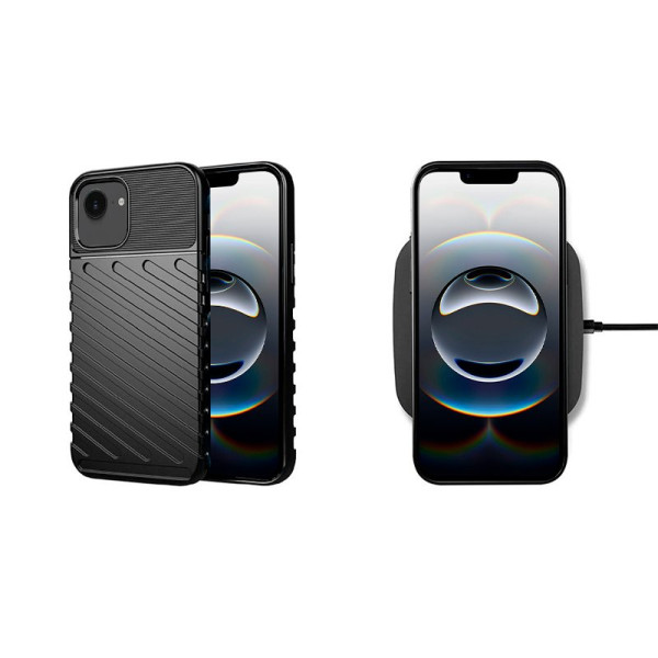 Habitação COOL para iPhone 16e Thunder Black M 4