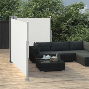 Toldo lateral retrátil 120x600 cm creme H