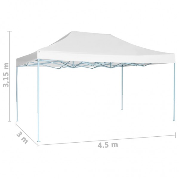 Carpa para celebraciones plegable blanco 3x4.5 m M 5