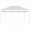 Tenda dobrável profissional para festas 280x410x315 cm aço branco 2