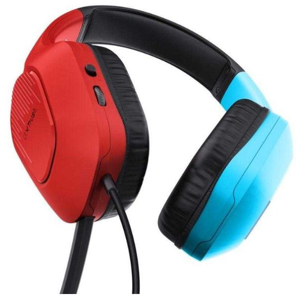 Auriculares Gaming Trust GXT 416S Zirox azul y rojo M 4