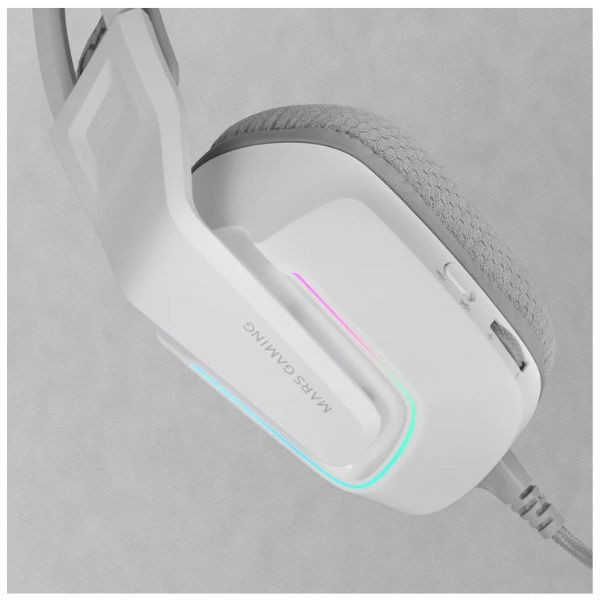 Auriculares Gaming Mars Gaming MH-Strike blanco M 3