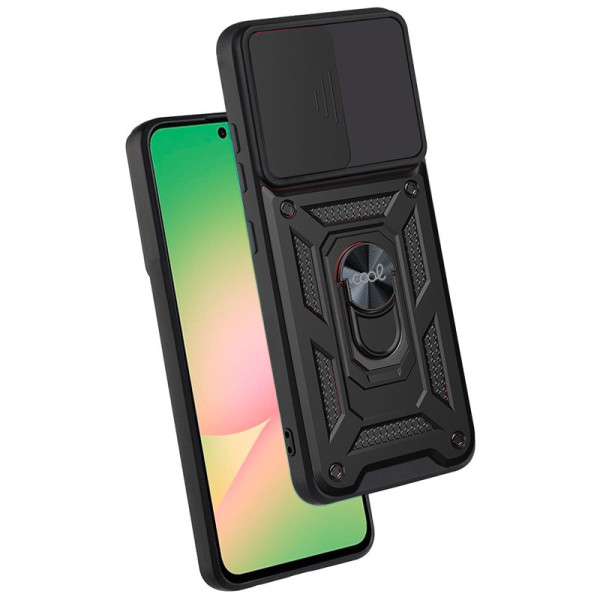 Carcasa COOL para Samsung A566 Galaxy A56 5G Hard Ring Negro M 2