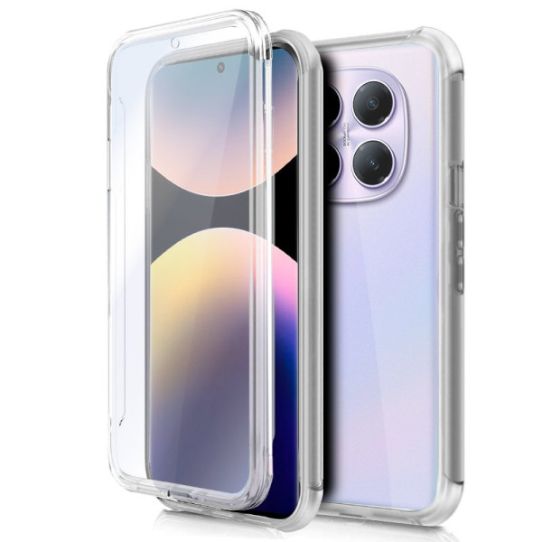 Funda COOL Silicona 3D para Xiaomi Redmi Note 14 Pro (Transparente Frontal + Trasera) D