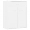 Aparador 60x30x75 cm contraplacado branco 1