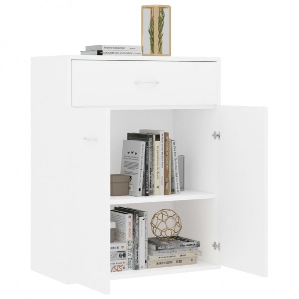 Aparador 60x30x75 cm contraplacado branco M 3