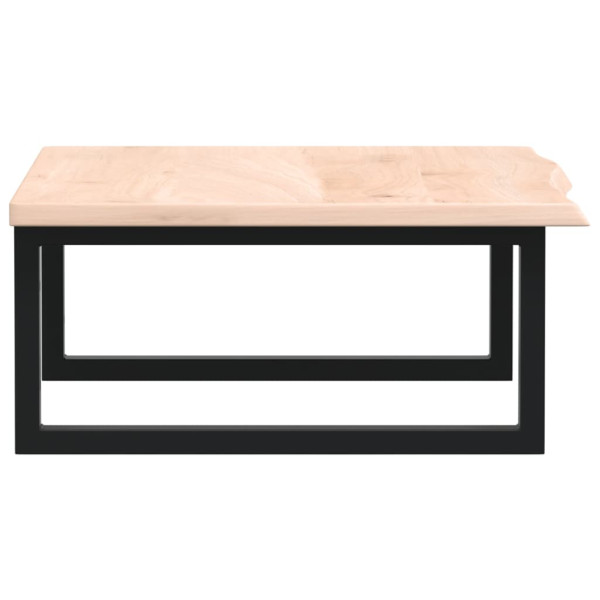 Estante de lavabo de pared de acero y madera maciza de roble M 5