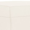 Banco 70x35x41 cm couro artificial cor creme 5
