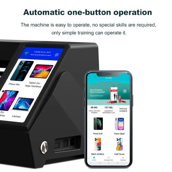 Máquina Corte Plotter V2 Devia Hasta 15 pulg + Accesorios + 50 Láminas Smartphones M 4