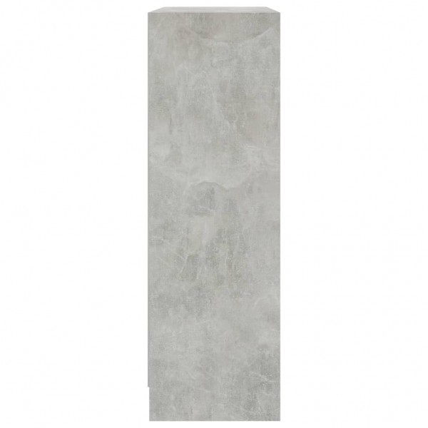 Estante 80x24x75 cm contraplacado cinzento cimento M 5