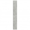 Estantería de 5 niveles contrachapada gris hormigón 80x24x175cm 5