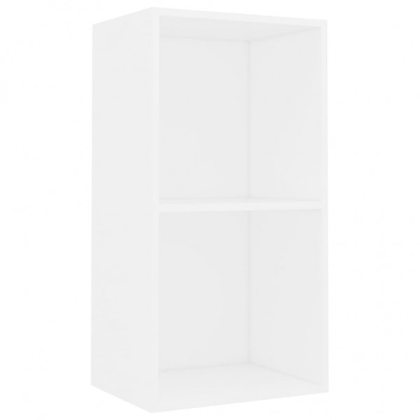 Estantería 2 niveles aglomerado blanco 40x30x76.5 cm M 2