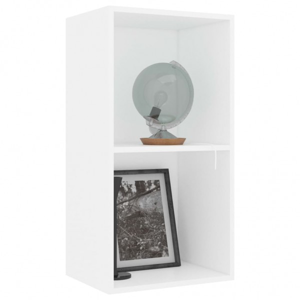 Estante com 2 prateleiras 40x30x76.5 cm contraplacado branco M 3