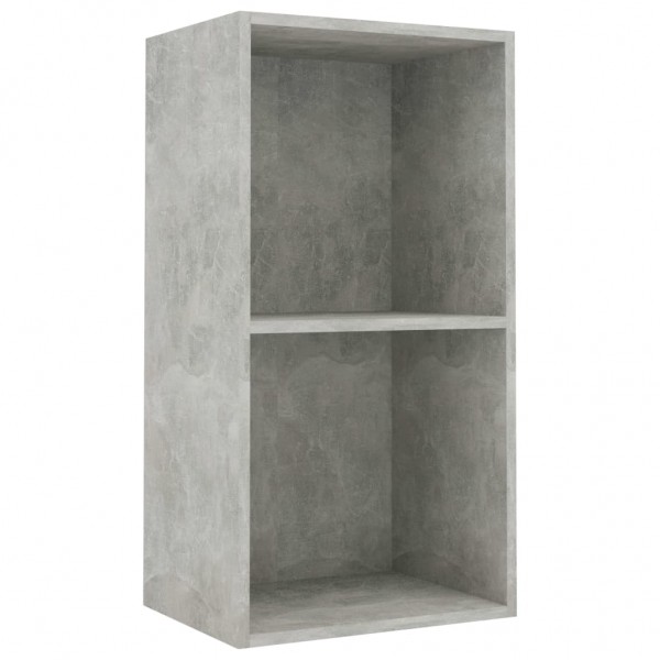 Estante 2 prateleiras 40x30x76.5 cm contraplacado cinza cimento M 2