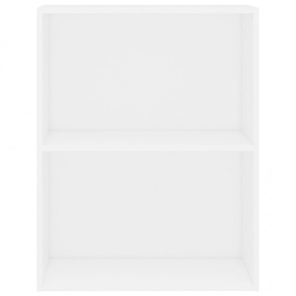 Estante com 2 prateleiras 60x30x76.5 cm contraplacado branco M 4