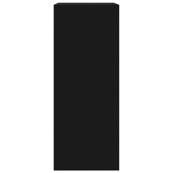 Estante com 2 prateleiras 60x30x76.5 cm contraplacado preto M 5