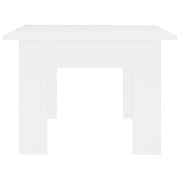 Mesa de centro madera contrachapada blanco 100x60x42 cm M 5