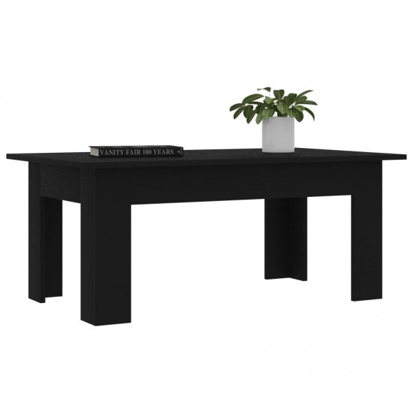 Mesa de centro 100x60x42 cm derivados de madeira preto M 3