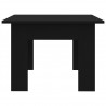 Mesa de centro madera contrachapada negro 100x60x42 cm 5