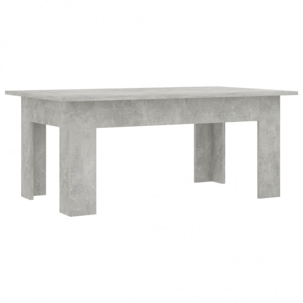 Mesa de centro madera contrachapada gris hormigón 100x60x42 cm M 2