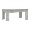 Mesa de centro madera contrachapada gris hormigón 100x60x42 cm 2