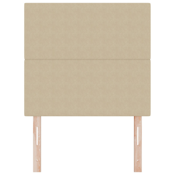 Cabeceira  Design Simples Verde Claro Cinza 90 cm Tecido de Corduroy M 4