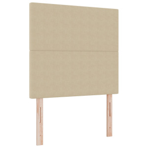 Cabeceira  Design Simples Verde Claro Cinza 100 cm Tecido de Veludo H